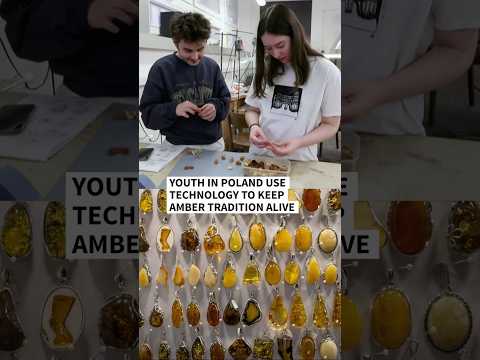 Video Thumbnail: Poland’s youth use technology to keep ancient amber tradition alive | AFP