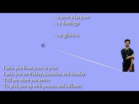 Matisse, Camilo - Primer Avión ( Letra / Lyrics / English Translation)