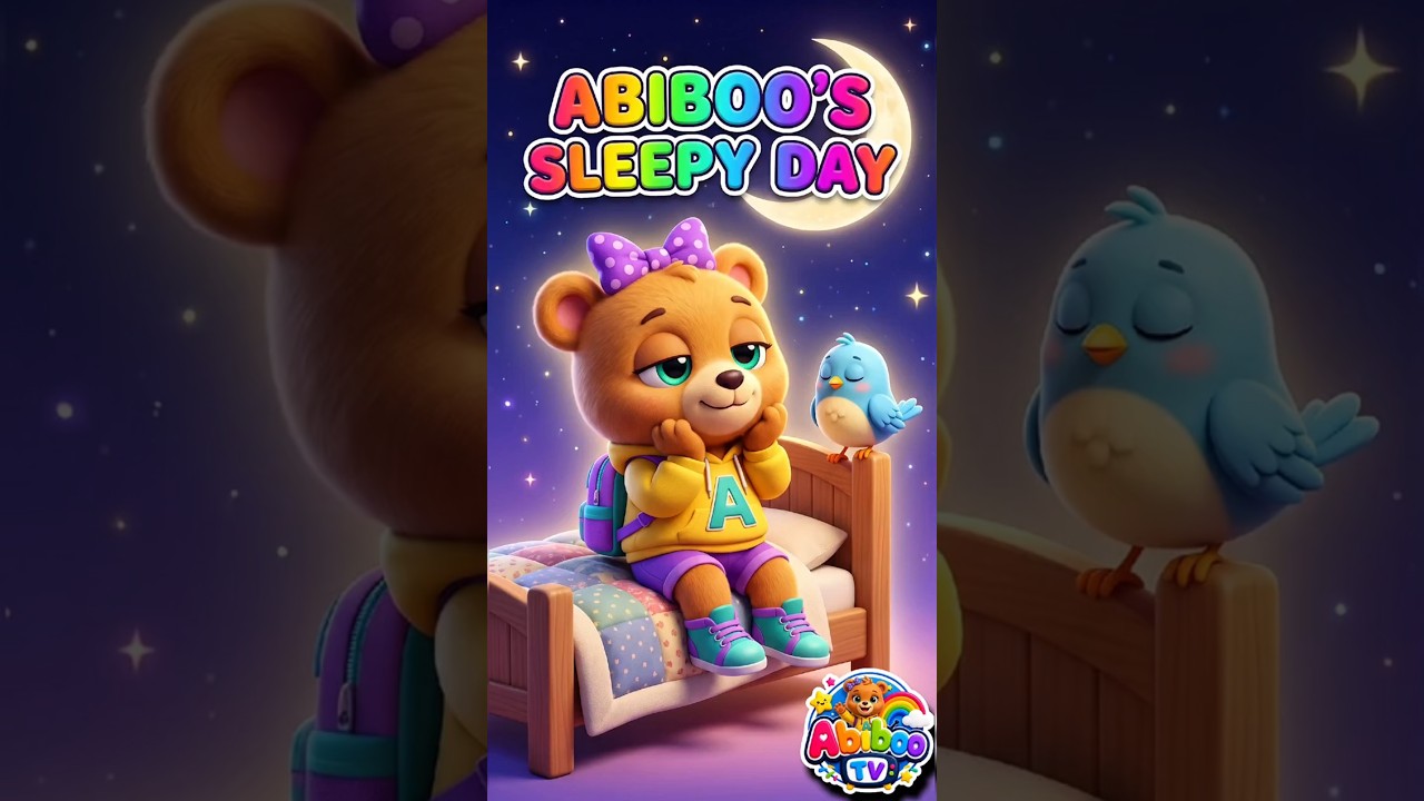 Abiboo's Sleepy Day 🌙 | A Calming Bedtime Story for Kids & Toddlers | Abiboo TV