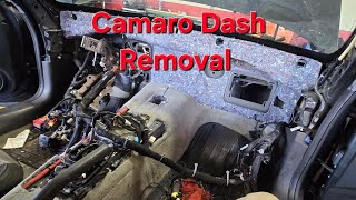 Camaro Dash Removal 2010-2015 (How to heater core, steering wheel, center console, cluster, hvac)
