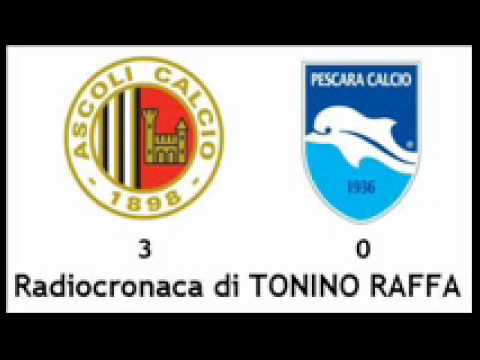 Ascoli-Pescara 3-0 di Tonino Raffa (24/3/2012) Radiocronaca da Radio 1 RAI