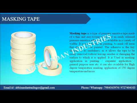 Color: white paper masking tape