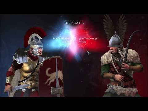 Barbarian Falxman in total war: arena