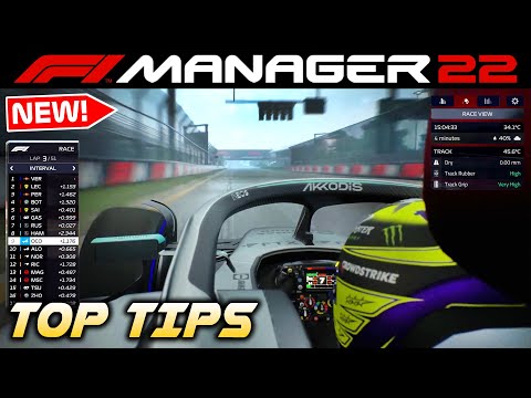 F1 Manager 2022 Game: TOP 6 TIPS FOR FIRST CAREER MODE SAVE!