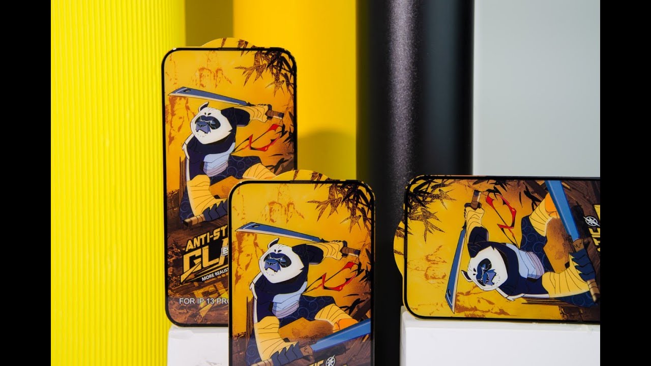 Защитное стекло 5D Anti-static Panda (тех.пак) для Apple iPhone 15 Plus / 16 Plus (6.7")