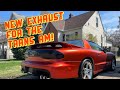 TRANS AM GETS NEW EXHAUST!! #CammedLS #TransAm #Fbody