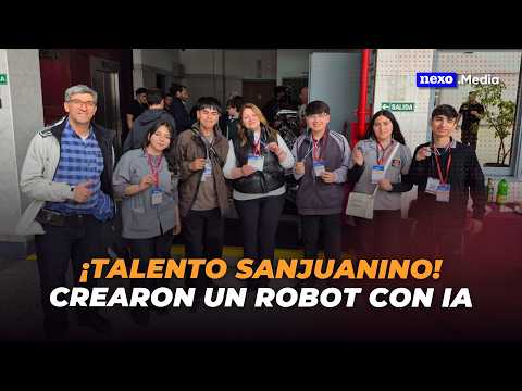 Alumnos de Caucete entre los mejores del país: crearon un robot turístico y un videojuego educativo