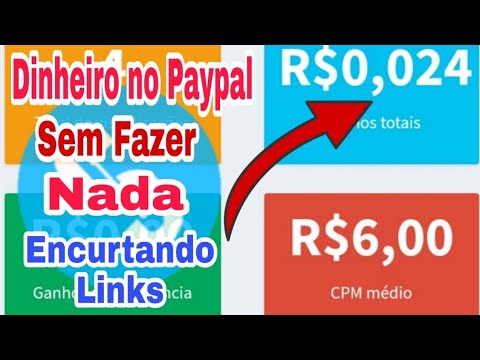 Site para Ganhar Dinheiro no Paypal sem Fazer nada Encurtando Links.