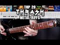 TOP 20 THRASH METAL RIFFS | With Tabs