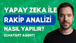 Yapay Zeka Agent ile Rakip Analizi | Yapay Zeka SEO