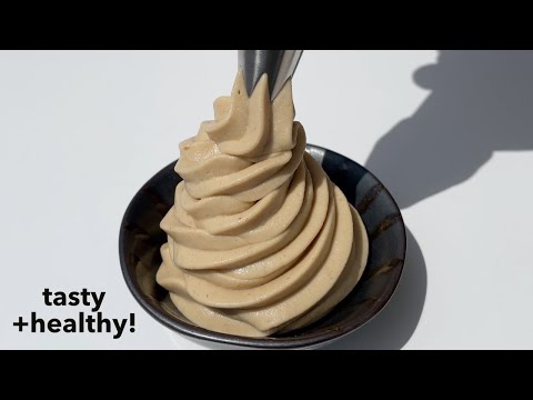 Soft Serve Vanilla Ice Cream 🤯 vegan recipes