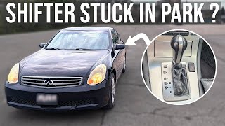Shifter Stuck in Park - Infiniti G35 (2003-2006)