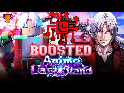 Boosted Glitched Glorious Dante Showcase in Anime Last Stand Roblox Danto