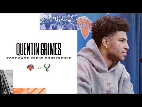 Quentin Grimes ' Knicks Post-Game (12/12/21)