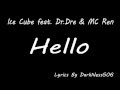 Ice Cube - Hello(Lyrics)