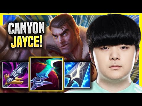 CANYON CHILLING WITH JAYCE! - DK Canyon Plays Jayce TOP vs Malphite! | Season 2022