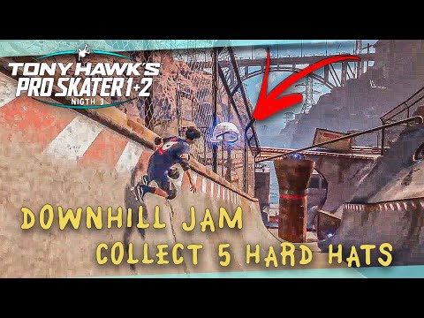 Tony Hawk's Pro Skater 1+2 Collect 5 Hard Hats - Downhill Jam Map