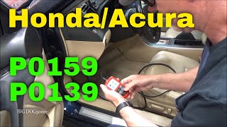 Honda/Acura P0159, P0139 Oxygen Sensor Slow Response