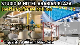 Studio M Hotel Arabian Plaza BREAKFAST AND HOTEL TOUR