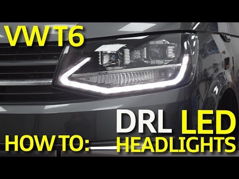 How To: Install VW Transporter T6 LED DRL Headlights