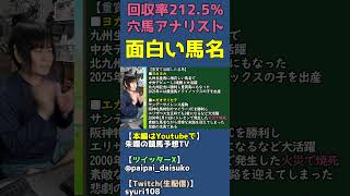 面白い珍馬名：ヨカヨカ・エガオヲミセテ【競馬】 #shorts
