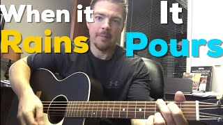 When It Rains It Pours | Luke Combs | Beginner Guitar Lesson