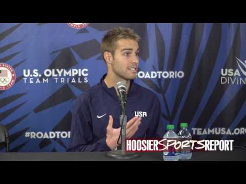 ICYMI HSR at the Olympic Diving Trials: Kristian Ipsen after winning the 3m springboard finals