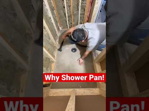 Why prefab shower pans are awesome! #shorts #youtubeshorts #diy