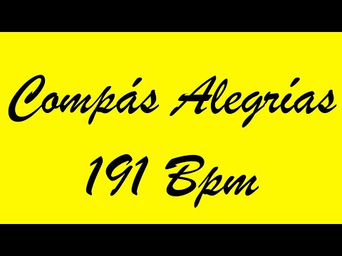 Compás Alegrías 191 Bpm - Bases Flamencas