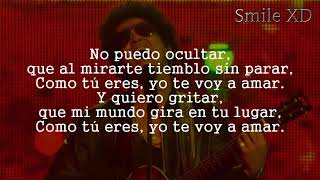 Bruno Mars CANTA EN ESPAÑOL- Just The Way You Are (video lyrics )