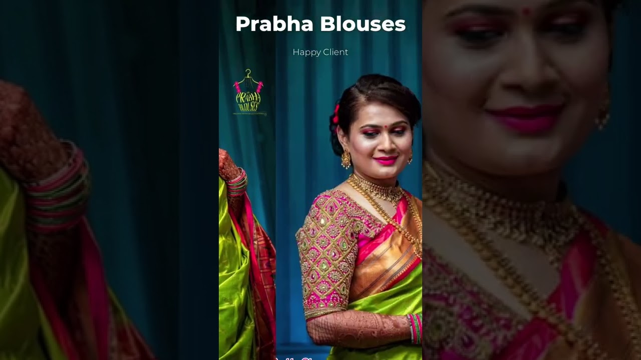 <p style="color: red">Video : </p>Happy client from Prabha blouses / prabhablouses / maggamwork 2022-04-09