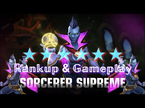 6 Star Rank 2 Sorcerer Supreme Gameplay - Marvel contest of champions