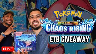 🔴 Pokemon Chaos Rising ETB Giveaway