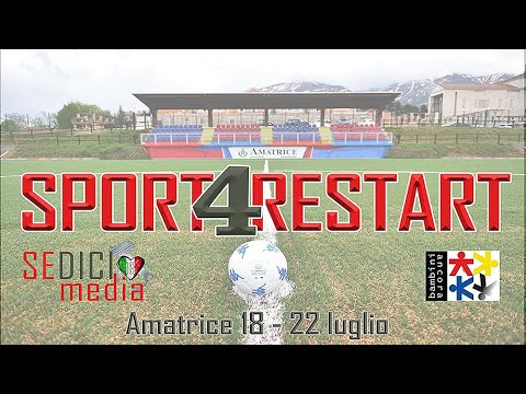 SPORT4RESTART sbarca ad Amatrice!