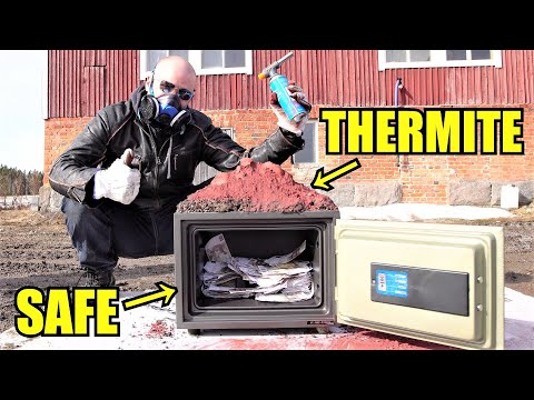 Fireproof Safe Vs. Thermite | Will It Go Through?