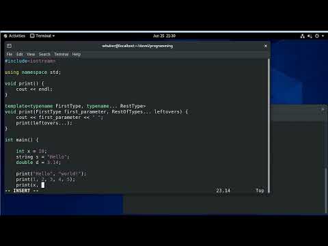 Variadic Templates & Fold Expressions in C++
