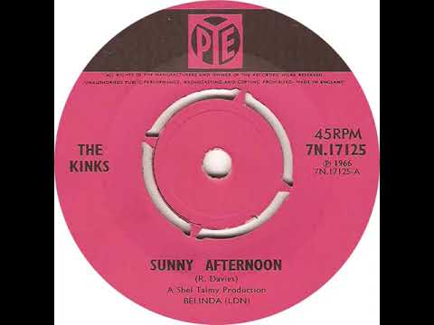 UK New Entry 1966 (178) The Kinks - Sunny Afternoon
