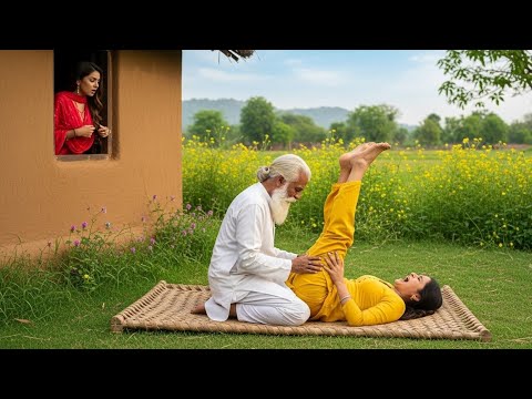 A sadhu meets two beautiful young girls in the forest.