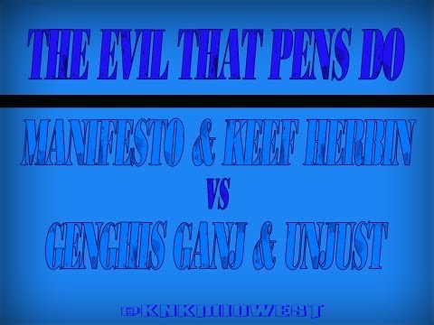 KnK MidWest - Manifesto & Keef Herbin vs Genghis Ganj & Unjust - T.E.T.P.D