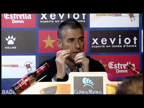 Rueda de Prensa de Carreras tras el CE Sabadell (4-1) Girona CF - HD