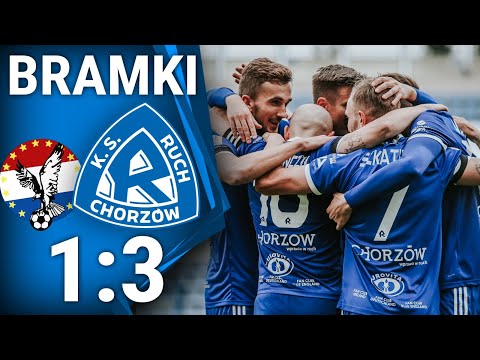 BRAMKI: Sokół Ostróda 1-3 Ruch Chorzów (25.09.2021 r.)