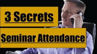 Insurance Agents - The 3 Secrets to Filling Your Seminars!