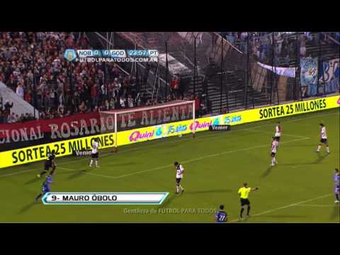 Gol de Óbolo. Newell's 0 Godoy Cruz 1. Fecha 13. Torneo Final 2013