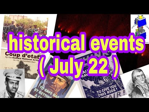 July 22 in History #history #shorts