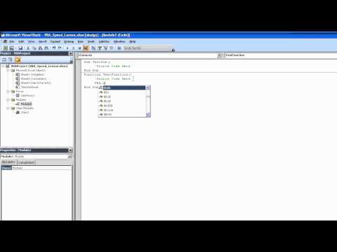 Excel VBA 101 Tutorial  in 101 Seconds
