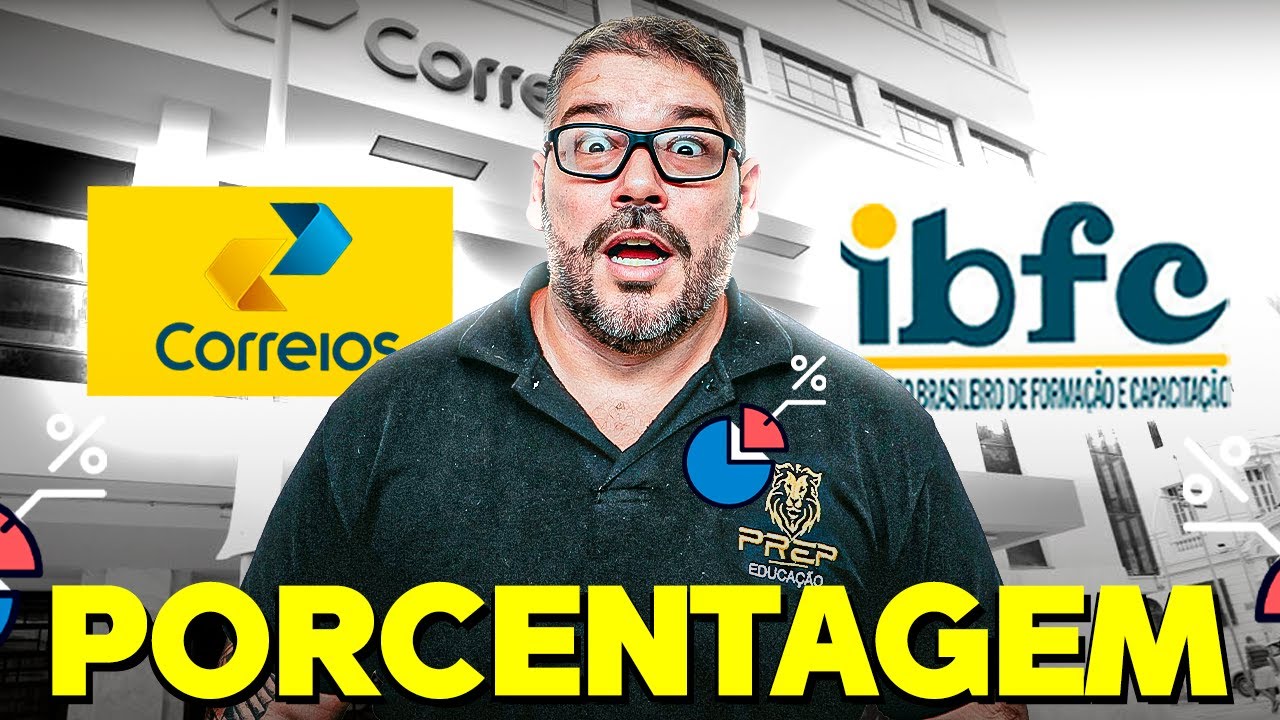 Aprenda Porcentagem Para o Concurso dos Correios 2024 | Banca IBFC