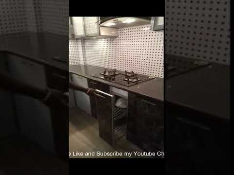 Modern pvc modular kitchen cabinets