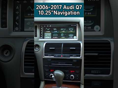 06-15 Audi Q7 upgraded with 10.25-inch stock style navigation screen #audi #carnavigation #aduiq7