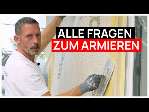 Alle FRAGEN rund ums ARMIEREN! So ARMIERST du deine FASSADE wie ein PROFI!