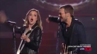 Eric Church - That&#39;s Damn Rock n Roll ft Lzzy Hale CMA 2014 (FIxed Audio)